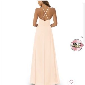 Azazie Pearl Pink Collette Bridesmaid Dress